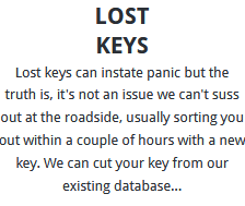 Lost Keys London